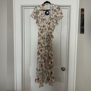 Floral Wrap Dress